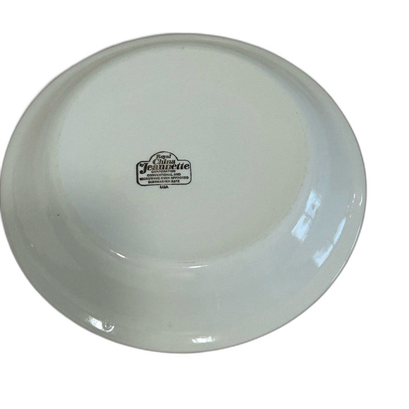 Royal China Jeannette Cheesecake Ceramic Pie Dish Creamy Dreamy Directions - Picture 3 of 12